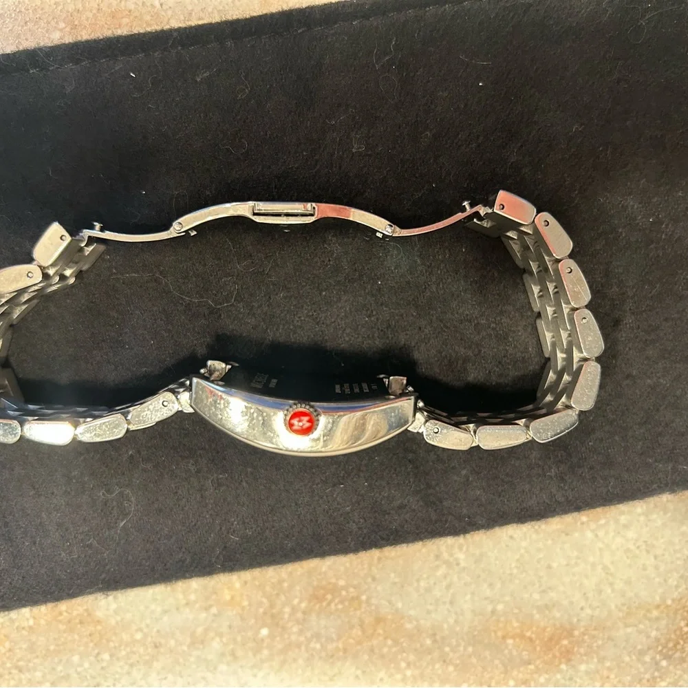 Michele Urban Mini silver watch. Battery needs replacing-works great. - Picture 3 of 7